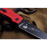 Нож MR BLADE SHOT BLACKWASH RED MB220